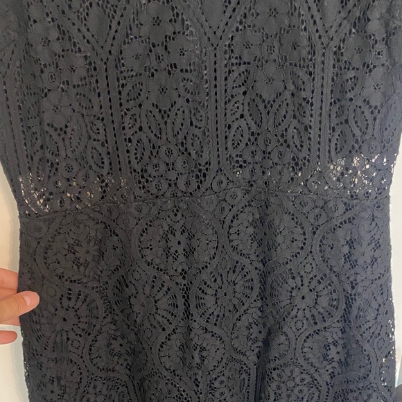 Lulu's Elegant Black Lace Midi Dress - Picture 5 of 9